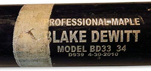 Blake Dewitt Oyunu Kullanılan Pro Modeli Yarasa Kırık Dodgers Base Hit 06/07/10 LH955756-Oyun Kullanılan MLB Stadyum Ekipmanları