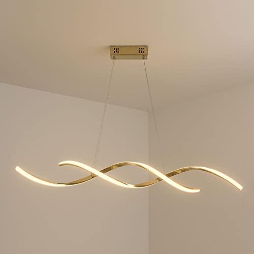 SDUYTEG Modern Led kolye ışıkları alüminyum lineer avize aydınlatma asılı tavan ışık yemek mutfak odası Bar ev Deco ıçin kolye