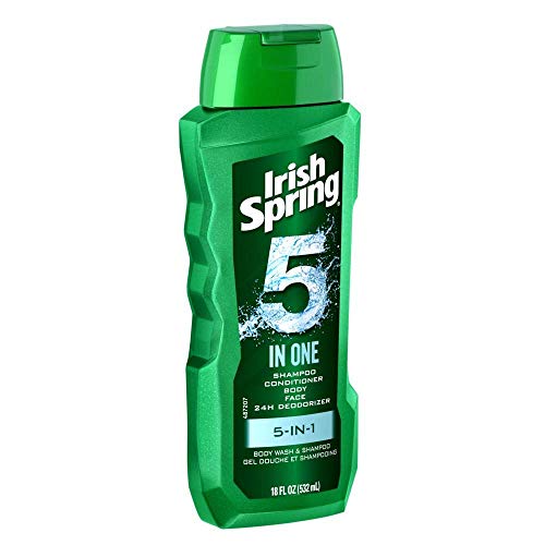 İrlanda Bahar Vücut Yıkama ve Şampuan - 5 in 1 - Net Ağırlık. Şişe Başına 18 FL OZ (532 mL) - 3 Şişe Paketi