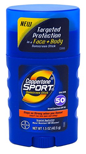 Coppertone Spf 50 Spor Çubuğu 1.5 Ons (44 Ml) (3 Paket)