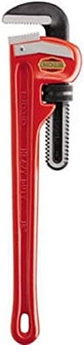 RIDGID 31030 Model 24 Ağır Hizmet Tipi Düz Boru Anahtarı, 24 inç Sıhhi Tesisat Anahtarı, Kırmızı, Küçük