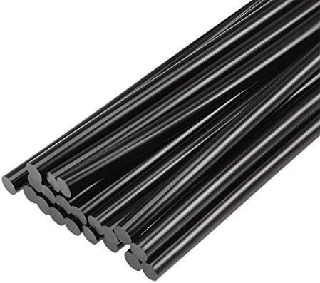 uxcell Mini Sıcak Tutkal Tabancası Çubukları 7.5-inç x 0.27-inç Tutkal Tabancaları için, siyah 20 adet
