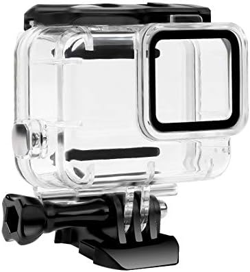 GoPro Hero 7 için FitStill Su Geçirmez Konut Case Beyaz & Gümüş, koruyucu 45 m Sualtı Dalış Durumda Kabuk Git Pro Hero7 Eylem