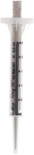 SP Bel-Art Roxy M Steril Olmayan 2.5 ml Yinelenen Pipet Uçları (100'lü Paket) (F37300-0003)