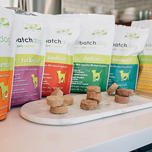 Smallbatch Pets Freeze-Dried Premium Raw Food Diet for Dogs, Kuzu Tarifi, 14 oz, ABD'de Üretilmiştir, Organik Ürünler, İnsanca