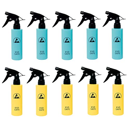 EPA Alanında Kullanım için ESD Güvenli Anti-Statik Sprey Şişesi – (8OZ, Çeşitli, 10)