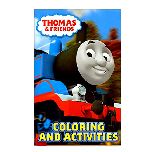 Çocuklar için Thomas Tren Diş Fırçası Aktivite Seti, Mum Boya, Çıkartma ve Mini Boyama Kitabı içeren Boyama Aktivite Setini içerir