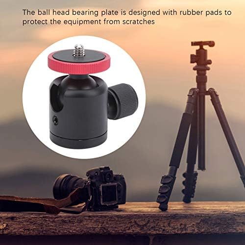 GOSHYDA Mini Alüminyum Alaşım Dönebilen Topu Kafa ile 1/4in Vida için Kamera / Tripod / Özçekim Sopa