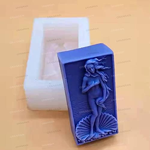 Açı Venüs Silikon Sabun Kalıpları Sabun Kalıpları Sabun Yapımı için Silikon sabun kalıpları DIY Zanaat El Yapımı Sabun Mum Alçı