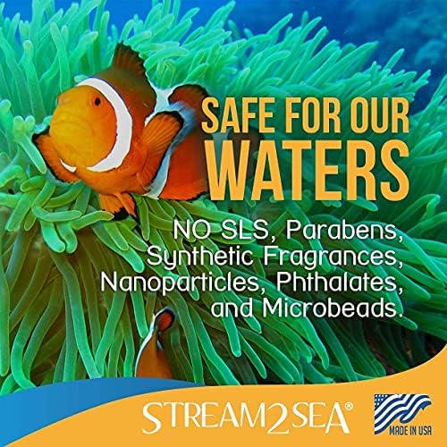 Stream2Sea Maske Defog ve Bırakın-Saç Kremi Reef Güvenli Dalgıçlar Kiti-Doğal Koruma Reef Güvenli ve Paraben Ücretsiz.