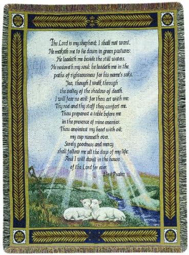Manuel 50 x 60 İnç Goblen Atma, 23. Mezmur Rab Benim Çobanım