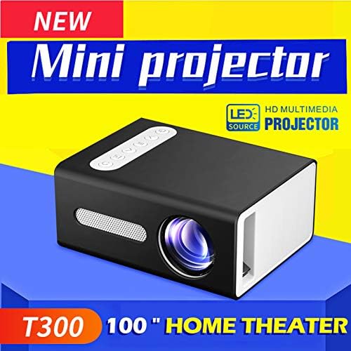 Gazechimp T300 LED Mini Projektör 1080 P LCD HDMI USB TF AV Karikatür Çocuk Çocuk Hediye USB / AV/TF / HDMI