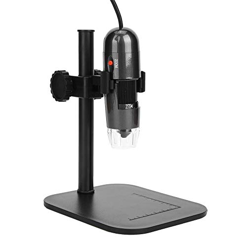 Çoklu dil dayanıklı enstrüman 25X-600X 8LED beyaz ışıklar dijital USB mikroskop için kaldırma braketi ile Lab için ofis