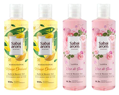 Sabai arom Mango Bahçesi ve Rose de Siam Duş Jeli-Set B.