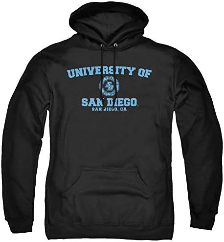 San Diego Üniversitesi Resmi Daire Logosu Unisex Yetişkin Pull-Over Hoodie