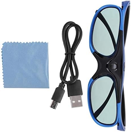 Nııyen 3D Film Oyunu Gözlük, 3D Tarzı Gözlük Evrensel Aktif Obtüratör Tipi 3D Gözlük DLP Link 3D Projektör 3D Gözlük HD Lens